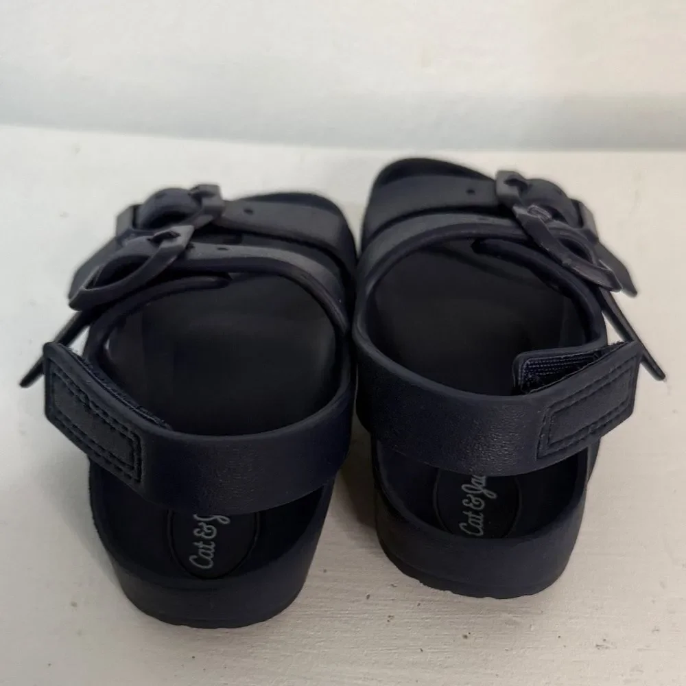 Cat & Jack Dark Blue Kids Sandals- toddler 7
